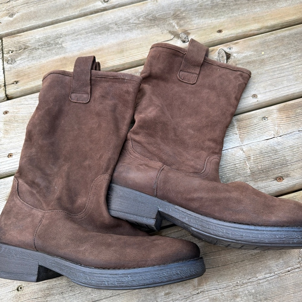 Women’s Brown Leather Boots EU40 heavyweights